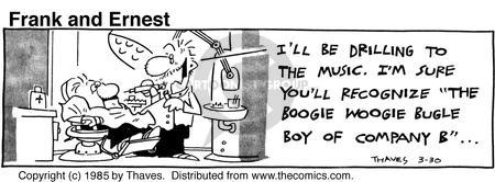 Cartoonist Bob Thaves Tom Thaves  Frank and Ernest 1985-03-30 