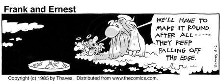 Cartoonist Bob Thaves Tom Thaves  Frank and Ernest 1985-04-02 