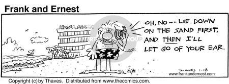 Cartoonist Bob Thaves Tom Thaves  Frank and Ernest 1986-01-18 
