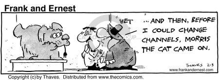 Cartoonist Bob Thaves Tom Thaves  Frank and Ernest 1986-02-03 