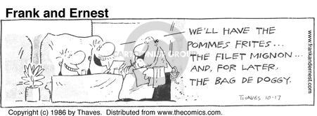 Cartoonist Bob Thaves Tom Thaves  Frank and Ernest 1986-10-17 