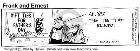 Cartoonist Bob Thaves Tom Thaves  Frank and Ernest 1987-06-20 