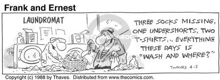 Cartoonist Bob Thaves Tom Thaves  Frank and Ernest 1988-04-05 