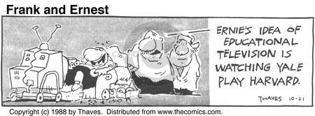 Cartoonist Bob Thaves Tom Thaves  Frank and Ernest 1988-10-21 