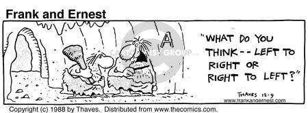 Cartoonist Bob Thaves Tom Thaves  Frank and Ernest 1988-12-09 