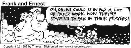Cartoonist Bob Thaves Tom Thaves  Frank and Ernest 1989-05-02 
