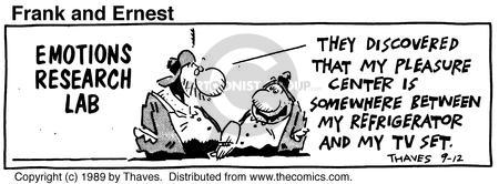 Cartoonist Bob Thaves Tom Thaves  Frank and Ernest 1989-09-12 