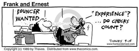 Cartoonist Bob Thaves Tom Thaves  Frank and Ernest 1989-09-15 