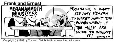 Cartoonist Bob Thaves Tom Thaves  Frank and Ernest 1989-09-20 
