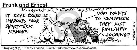 Cartoonist Bob Thaves Tom Thaves  Frank and Ernest 1989-10-07 