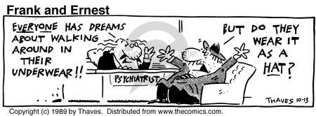 Cartoonist Bob Thaves Tom Thaves  Frank and Ernest 1989-10-13 