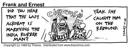 Cartoonist Bob Thaves Tom Thaves  Frank and Ernest 1989-10-28 