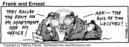 Cartoonist Bob Thaves Tom Thaves  Frank and Ernest 1989-11-01 