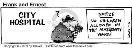 Cartoonist Bob Thaves Tom Thaves  Frank and Ernest 1989-11-02 