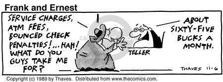 Cartoonist Bob Thaves Tom Thaves  Frank and Ernest 1989-11-06 