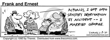 Cartoonist Bob Thaves Tom Thaves  Frank and Ernest 1990-01-03 