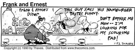 Cartoonist Bob Thaves Tom Thaves  Frank and Ernest 1990-01-22 