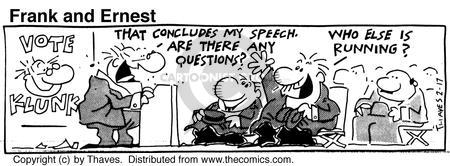 Cartoonist Bob Thaves Tom Thaves  Frank and Ernest 1990-02-17 