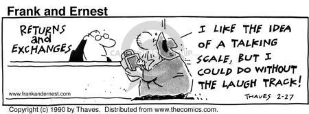 Cartoonist Bob Thaves Tom Thaves  Frank and Ernest 1990-02-27 