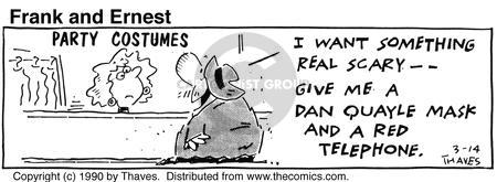 Cartoonist Bob Thaves Tom Thaves  Frank and Ernest 1990-03-14 