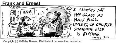 Cartoonist Bob Thaves Tom Thaves  Frank and Ernest 1990-03-21 