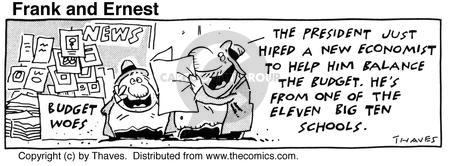 Cartoonist Bob Thaves Tom Thaves  Frank and Ernest 1990-07-30 