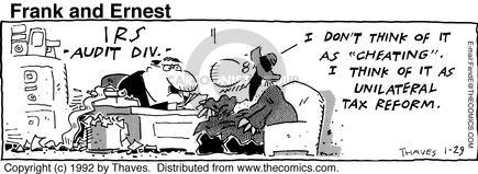 Cartoonist Bob Thaves Tom Thaves  Frank and Ernest 1992-01-29 