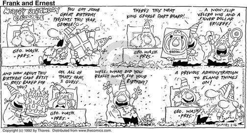 Cartoonist Bob Thaves Tom Thaves  Frank and Ernest 1992-02-16 