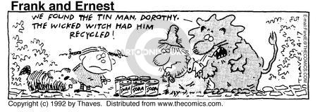 Cartoonist Bob Thaves Tom Thaves  Frank and Ernest 1992-04-17 