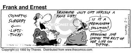 Cartoonist Bob Thaves Tom Thaves  Frank and Ernest 1992-05-01 