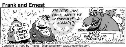 Cartoonist Bob Thaves Tom Thaves  Frank and Ernest 1992-05-04 