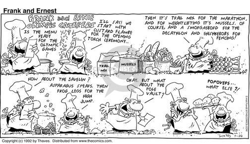 Cartoonist Bob Thaves Tom Thaves  Frank and Ernest 1992-07-26 