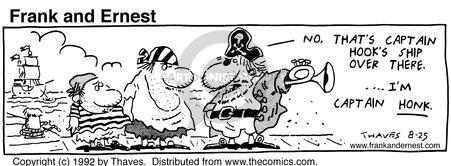 Cartoonist Bob Thaves Tom Thaves  Frank and Ernest 1992-08-25 