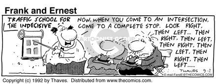 Cartoonist Bob Thaves Tom Thaves  Frank and Ernest 1992-09-02 