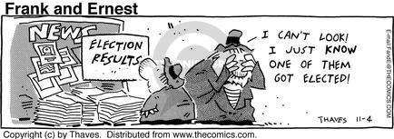 Cartoonist Bob Thaves Tom Thaves  Frank and Ernest 1992-11-04 