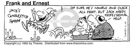 Cartoonist Bob Thaves Tom Thaves  Frank and Ernest 1992-11-10 