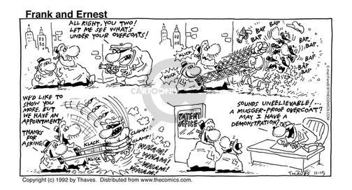 Cartoonist Bob Thaves Tom Thaves  Frank and Ernest 1992-11-15 