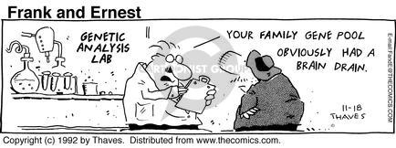 Cartoonist Bob Thaves Tom Thaves  Frank and Ernest 1992-11-18 