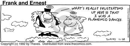Cartoonist Bob Thaves Tom Thaves  Frank and Ernest 1992-11-28 