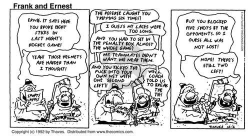 Cartoonist Bob Thaves Tom Thaves  Frank and Ernest 1992-12-06 