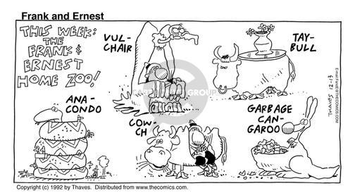 Cartoonist Bob Thaves Tom Thaves  Frank and Ernest 1992-12-13 