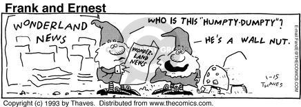 Cartoonist Bob Thaves Tom Thaves  Frank and Ernest 1993-01-15 