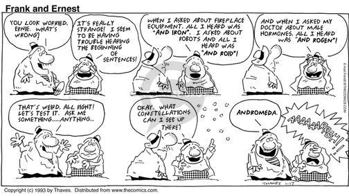 Cartoonist Bob Thaves Tom Thaves  Frank and Ernest 1993-01-17 