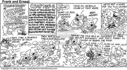 Cartoonist Bob Thaves Tom Thaves  Frank and Ernest 1993-01-24 