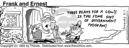 Cartoonist Bob Thaves Tom Thaves  Frank and Ernest 1993-02-01 