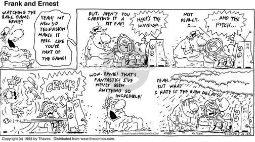 Cartoonist Bob Thaves Tom Thaves  Frank and Ernest 1993-04-25 