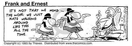 Cartoonist Bob Thaves Tom Thaves  Frank and Ernest 1993-05-05 
