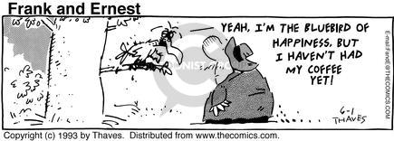 Cartoonist Bob Thaves Tom Thaves  Frank and Ernest 1993-06-01 