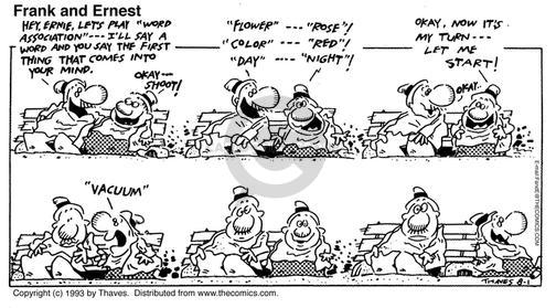 Cartoonist Bob Thaves Tom Thaves  Frank and Ernest 1993-08-01 