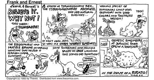 Cartoonist Bob Thaves Tom Thaves  Frank and Ernest 1993-08-15 